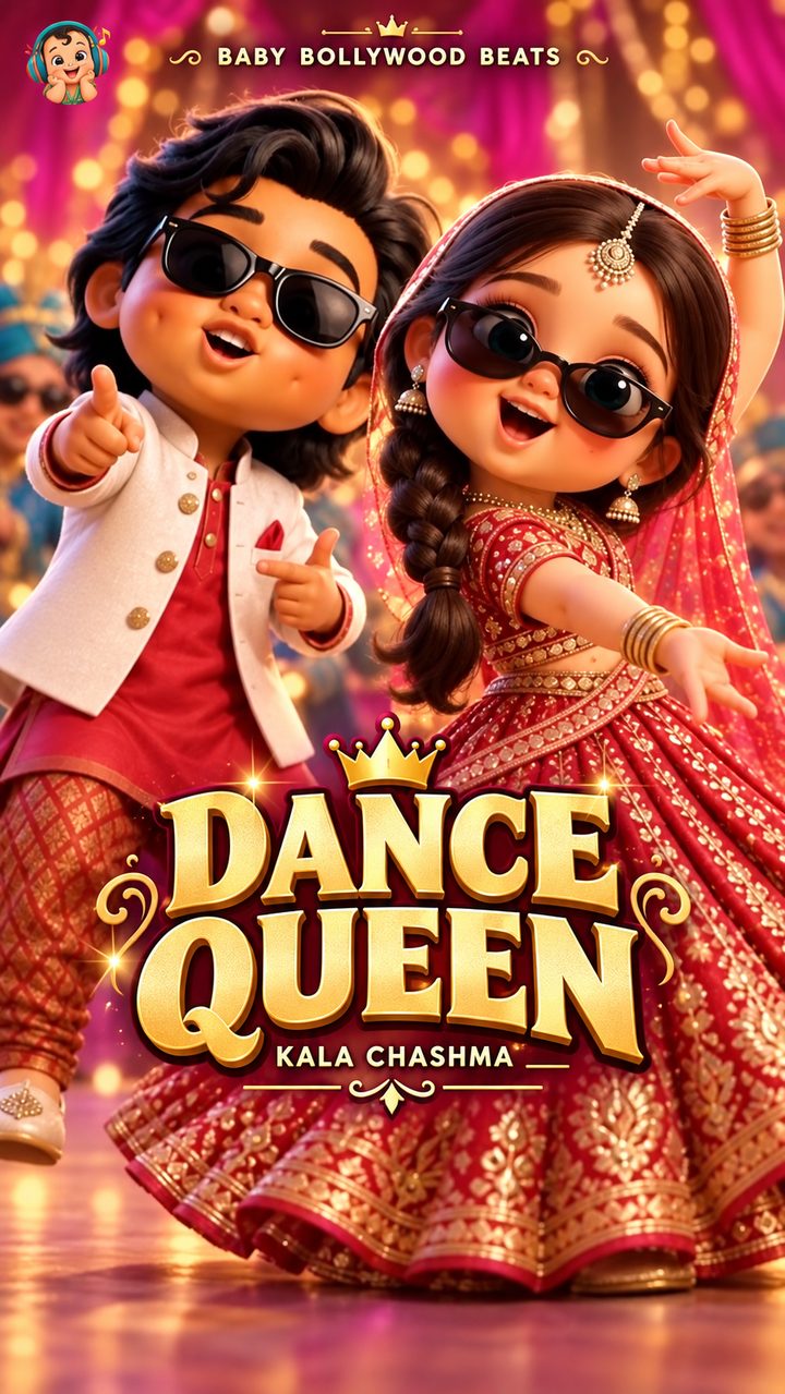 Dance Floor Queen branded Bollywood Short